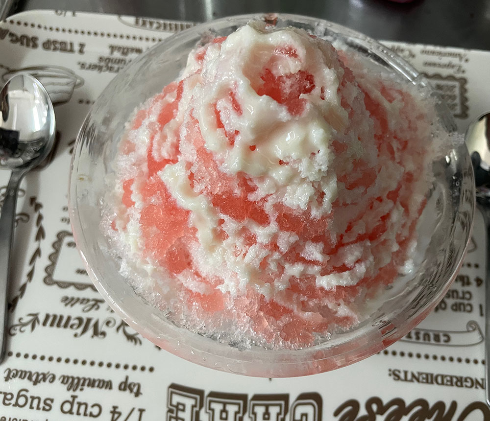 かき氷いちご