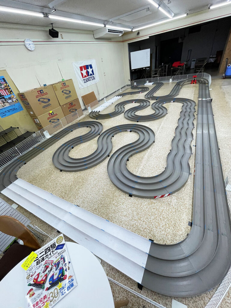 HOKUBOBASE店舗内観、珍しいフラットコース（一日限りのイベントでした）