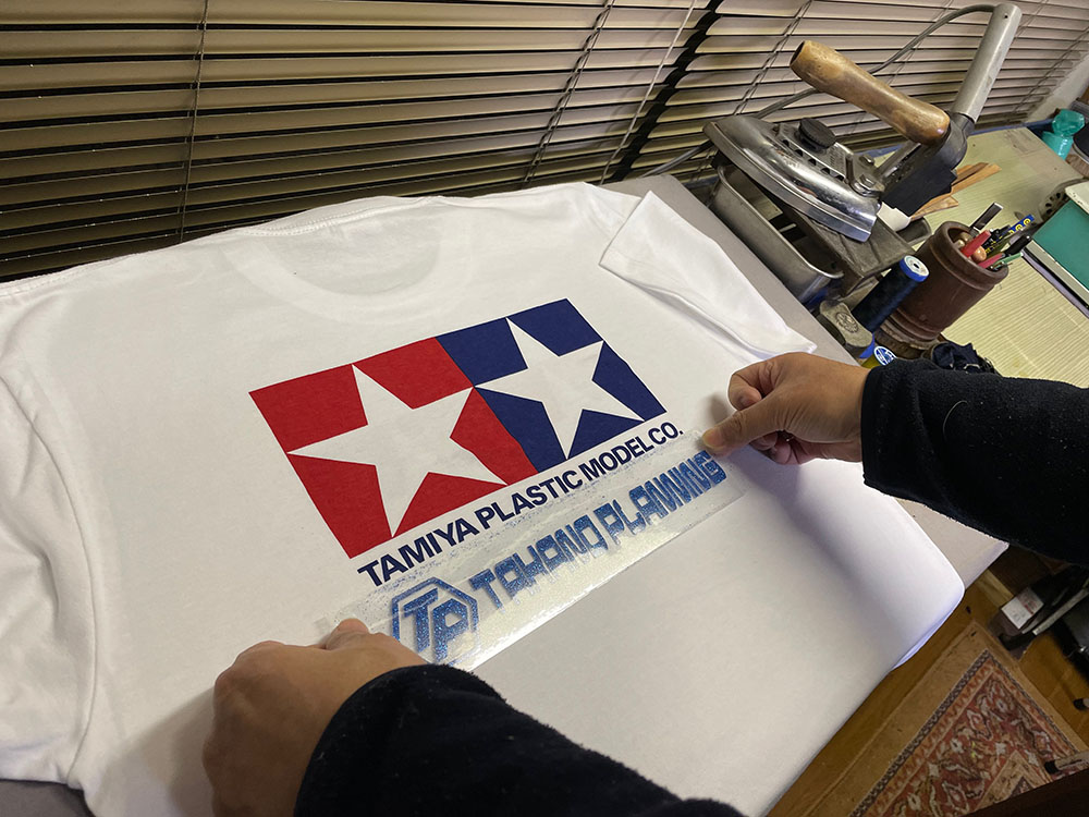 Tシャツへの転写