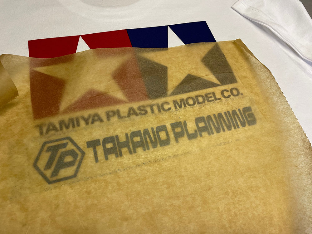 Tシャツへの転写