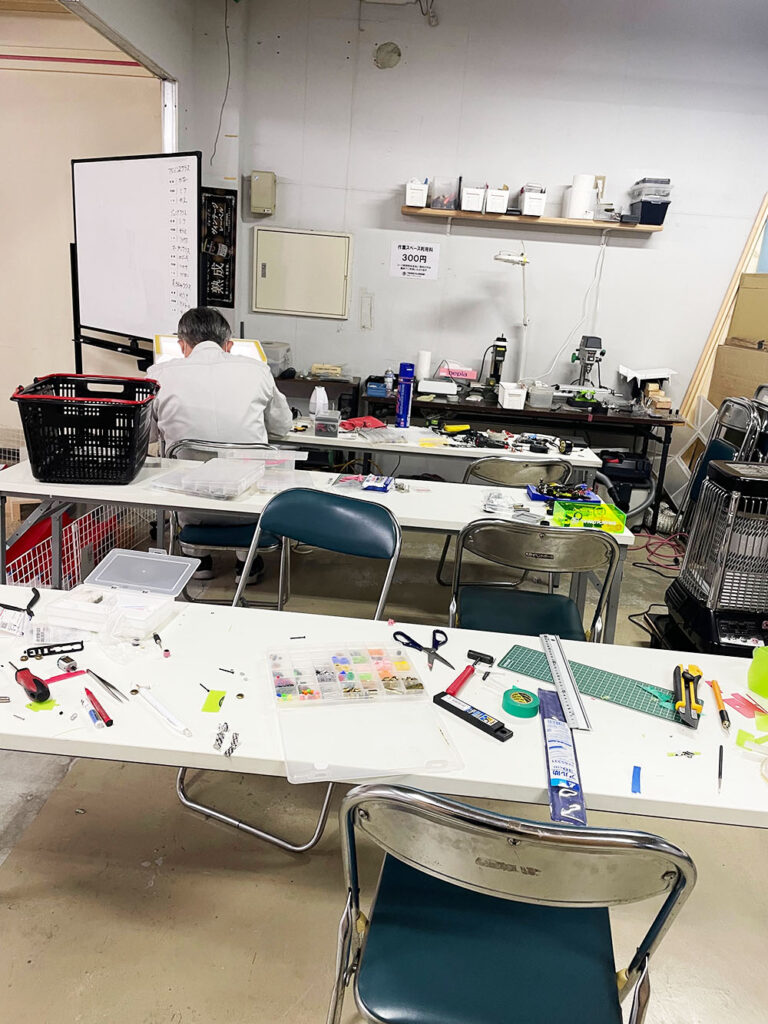 作業スペースの様子