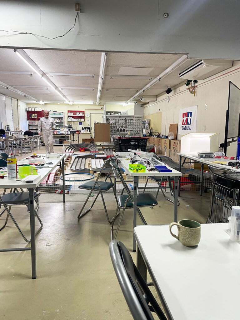 作業スペースからの眺め