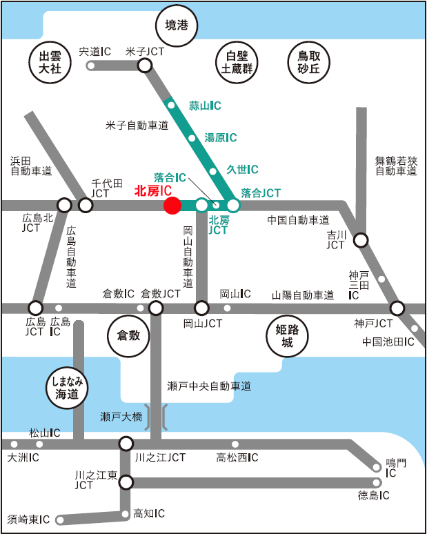 高速道路のアクセス