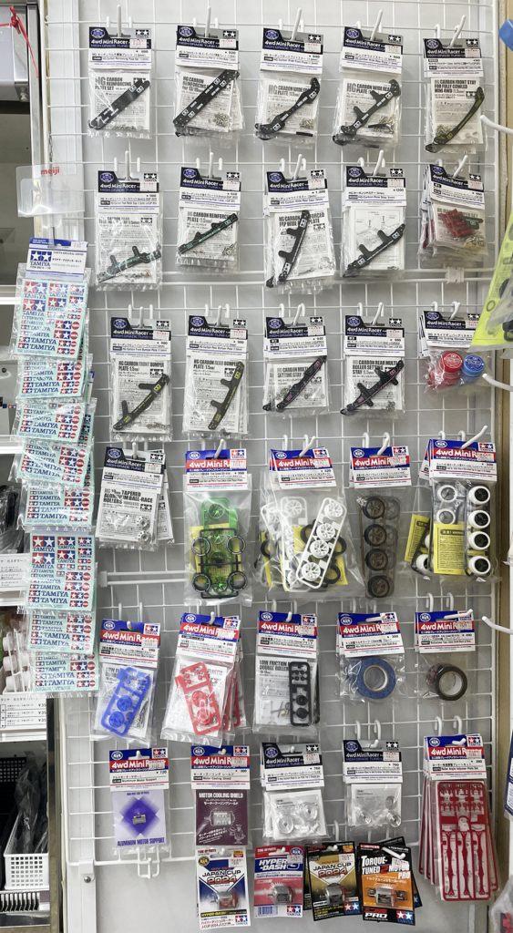 タミヤカーボンパーツ等